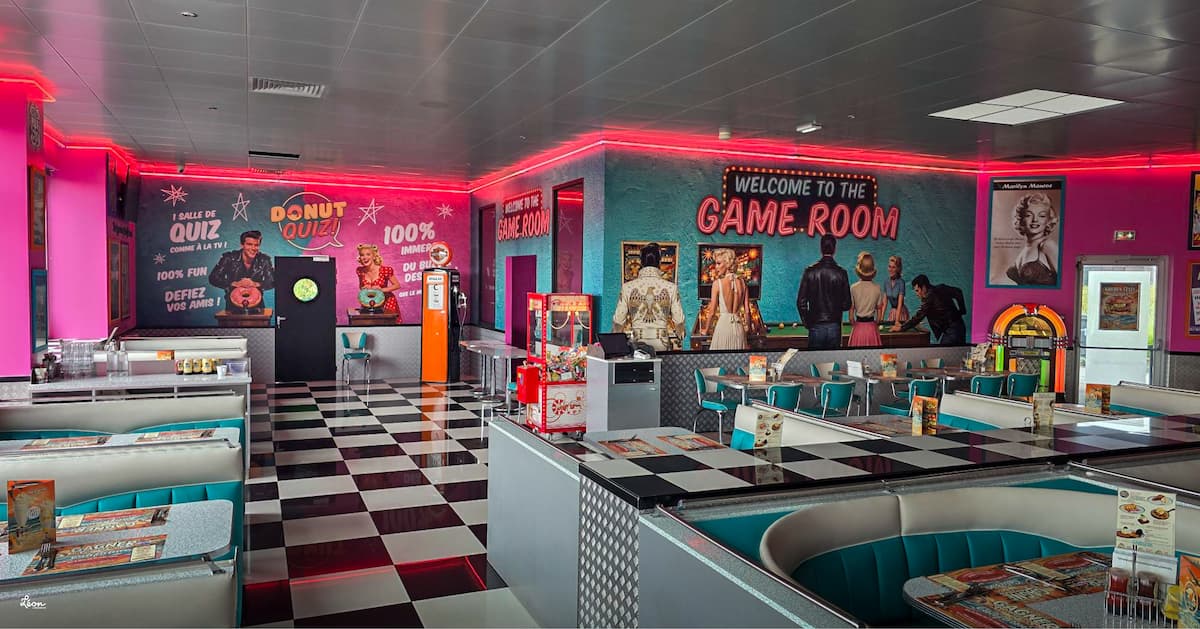 Nouvelle impression numérique murale pour ce restaurant !